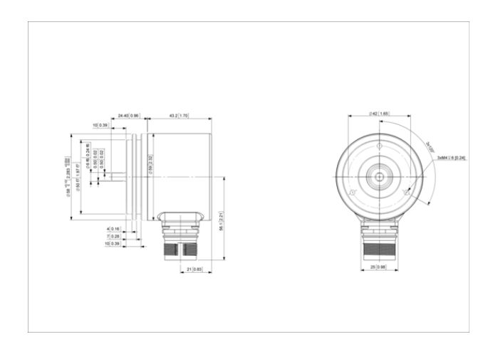 Posital測速編碼器尺寸圖 Posital測速編碼器尺寸圖
